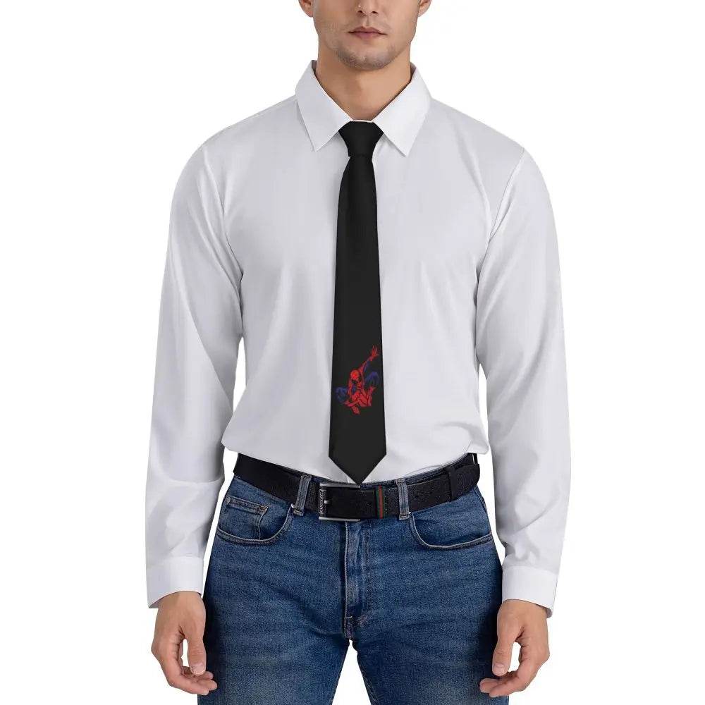 Cravate Spiderman Logo Araignée Sam Raimi